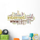 Internet - Word Cloud Wall Decal