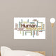 Human resources - Word Cloud Wall Decal