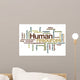 Human resources - Word Cloud Wall Decal