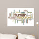 Human resources - Word Cloud Wall Decal