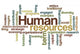 Human resources - Word Cloud Wall Decal