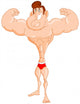 Muscle man Wall Decal
