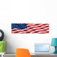 American Flag Flowing Wind