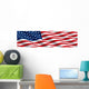 American Flag Flowing Wind