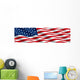American Flag Flowing Wind