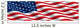 American Flag Flowing Wind
