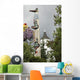 View Of A Totempole In Downtown Ketchikan, Alaska Wall Mural