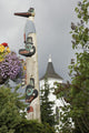 View Of A Totempole In Downtown Ketchikan, Alaska Wall Mural