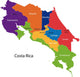 Map Republic Costa Rica