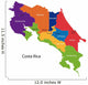 Map Republic Costa Rica