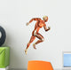 Building Muscle Man Running Wall Decal