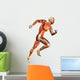 Building Muscle Man Running Wall Decal