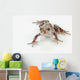 Fire-leg Walking Frog White Wall Decal
