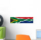 South African Flag in the Wind Wall Mural