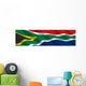 South African Flag in the Wind Wall Mural