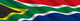 South African Flag in the Wind Wall Mural