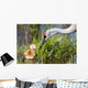 Sandhill Crane and Chick Wall Mural
