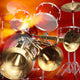 abstract jazz rock background musical instruments Wall Mural