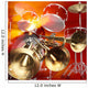 abstract jazz rock background musical instruments Wall Mural