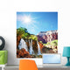 Tropical waterfall Wall Mural