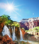 Tropical waterfall Wall Mural