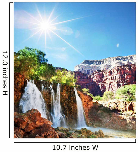 Tropical waterfall Wall Mural
