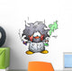 Burnt Professor Einstein Wall Decal