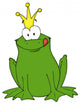 Frosch, Frog, FroschkÃ¶nig, MÃ¤rchen, Krone, KrÃ¶te Wall Decal