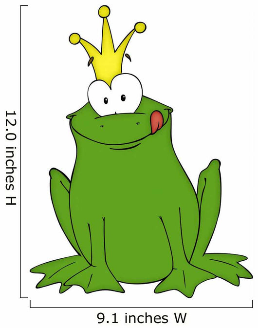 Frosch, Frog, FroschkÃ¶nig, MÃ¤rchen, Krone, KrÃ¶te Wall Decal