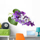 Violet Flowers Wall Decal