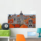Dacher Und Kirchen Von Wall Decal