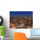 Night Scene Nob Hill Wall Mural