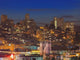 Night Scene Nob Hill Wall Mural
