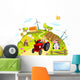 Fun Cartoon Farm Wall Decal
