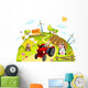 Fun Cartoon Farm Wall Decal