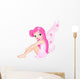Young pink fairy Wall Decal