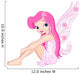 Young pink fairy Wall Decal