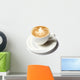 barista coffee cup isolated over white Wall Decal