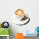 barista coffee cup isolated over white Wall Decal
