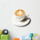 barista coffee cup isolated over white Wall Decal