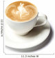 barista coffee cup isolated over white Wall Decal