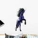 Rearing Blue Unicorn Wall Decal