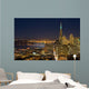 san francisco financial district at night (with ch Wall Mural