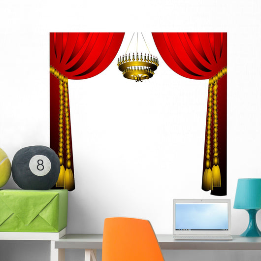 Curtain with Cyst Wall Mural