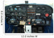 Cockpit of a Private Aircraft Wall Mural