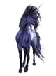 Blue Unicorn Wall Decal