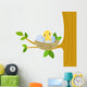 Nest with baby birds Wall Decal