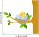 Nest with baby birds Wall Decal