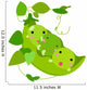 Pods of Peas Friends Wall Decal