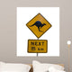 Kangaroo Road Sign Wall Decal
